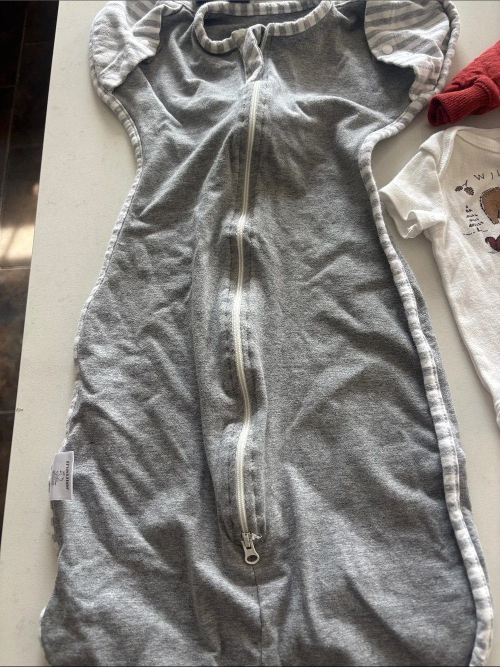 Carters Rust Quilted Hoodie and Stripe Pants Set and lots more newborn bundle
